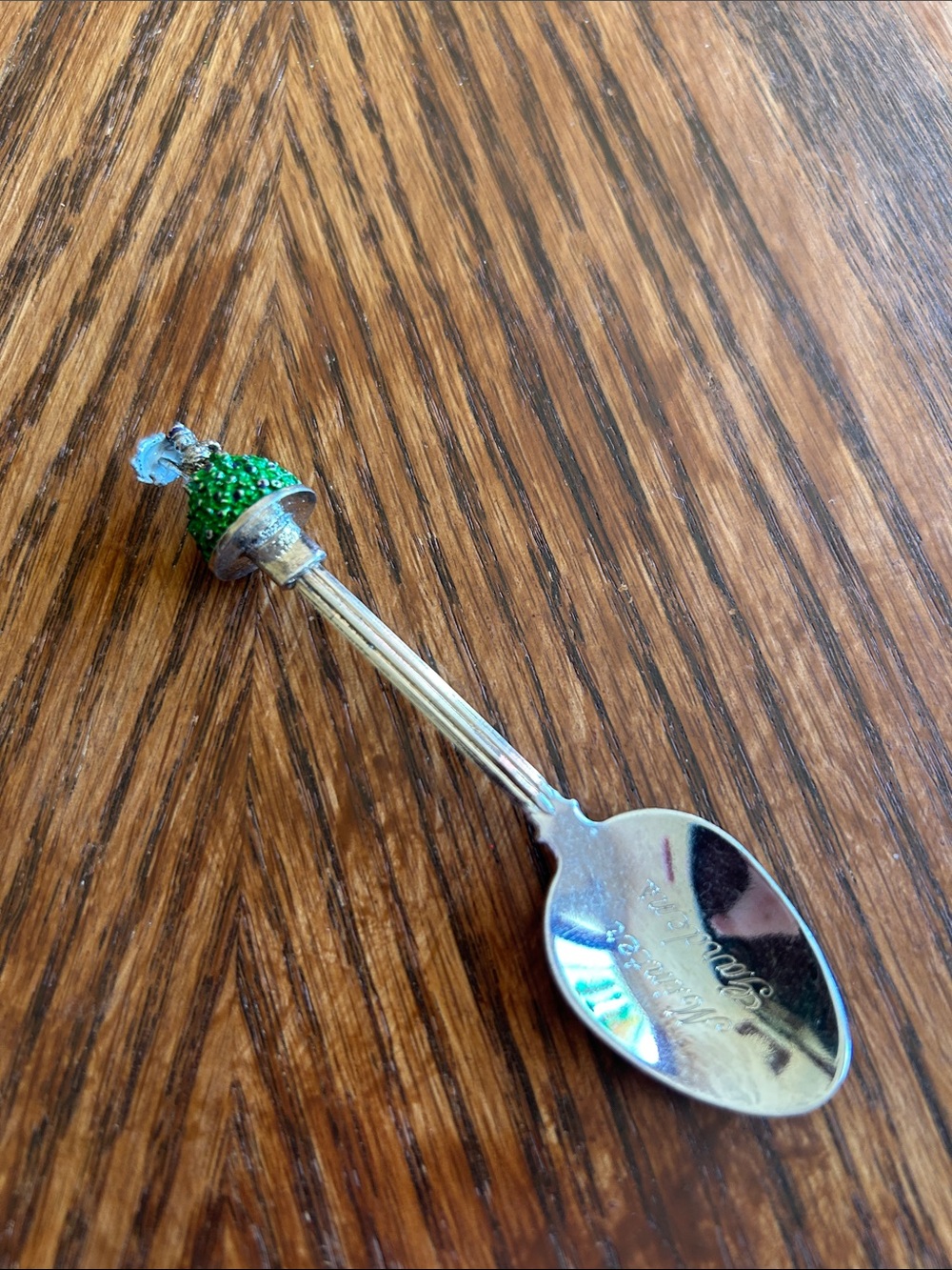 Vintage Minter Gardens Canada Silver Plate Crinoline Lady Souvenir Spoon
